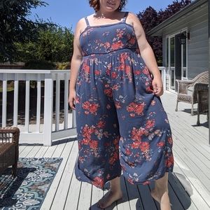 Boho floral jumpsuit